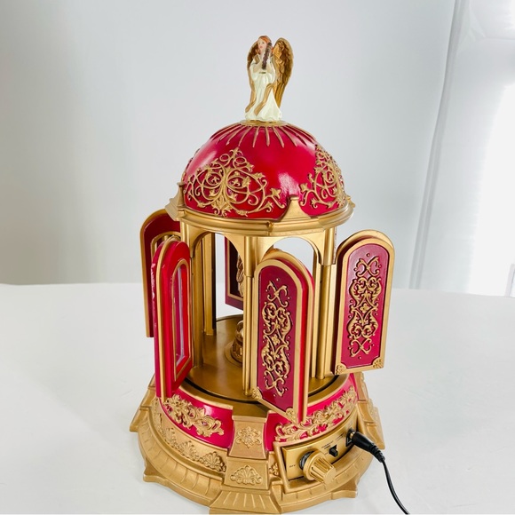 Mr. Christmas Gold Label Porcelain Musical Carillon Angel Music Box - Picture 1 of 11